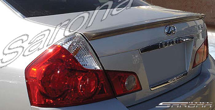 Custom Infiniti M45  Sedan Trunk Wing (2006 - 2007) - $249.00 (Part #IF-049-TW)